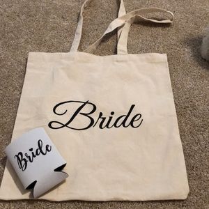 Bride bag and coozie